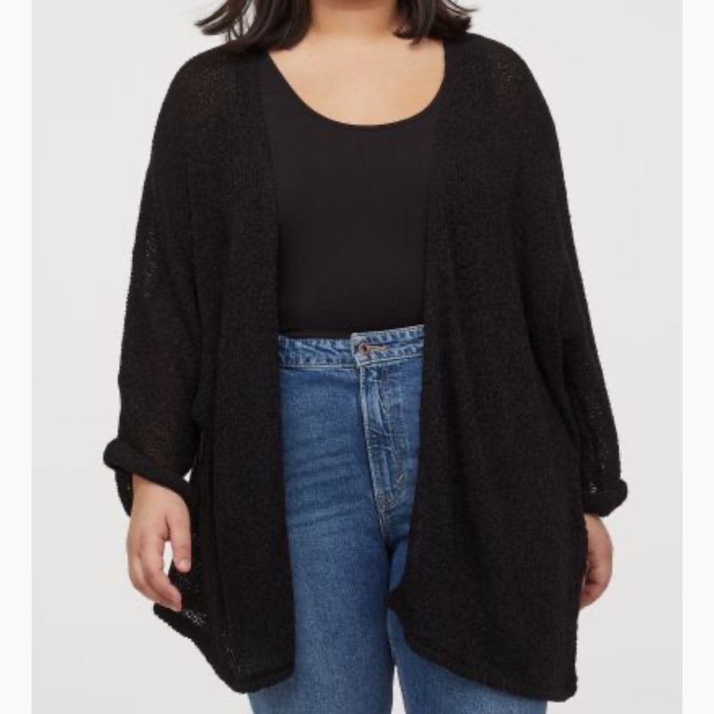 H&M loose for cardigan 3/4 dolman sleeves 3x